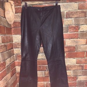 Black Leather Pants